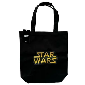 Star Wars Stirntrooper Japanese Tote‎ Bag Makoto Oozu Canvas Black Block Pixel thumbnail 2