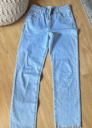 A 94 High Straight Jean Blue Size 26 thumbnail 1