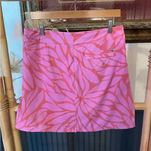 Vineyard Vines Passion Fruit Bloom Golf Performance Skort Pink Sz 10 💛🍄 thumbnail 5