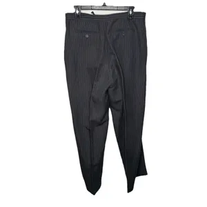 The Limited Pinstripe Drawstring Pull on  Linen Rayon Blend Pants Size Medium thumbnail 3
