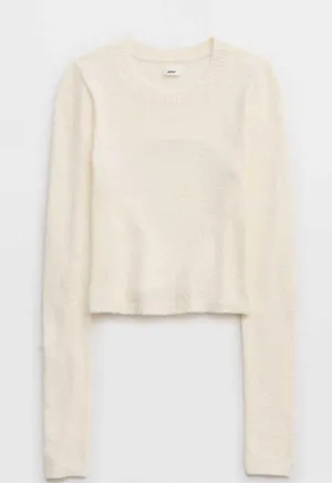 Aerie Open Back Sweater size medium BNWT thumbnail 1