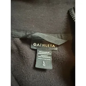 Athleta Triumph Hoodie Black Full Zip Large thumbnail 8