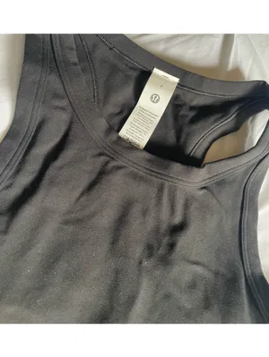 lululemon athletica Black Athletic Scoop Tank thumbnail 3