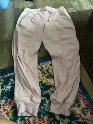 Lululemon Dance Studio Mid Rise Full Length Light Pink Jogger Pants thumbnail 3