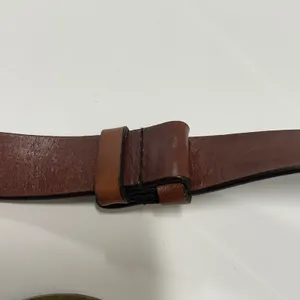 Coldwater Creek Brown Leather Western Belt Brass Hook Buckle Plus Size‎ 1X 2X thumbnail 12