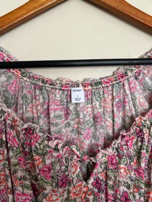 Old Navy floral maxi dress (L) thumbnail 5