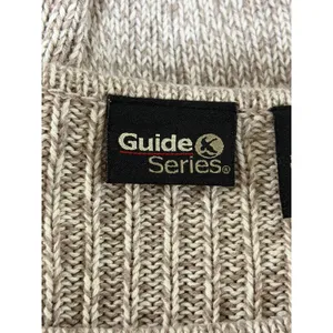 Vintage 90s‎ Guide Series Women Small Tan Speckled Knit Cotton Sweater Classic thumbnail 5