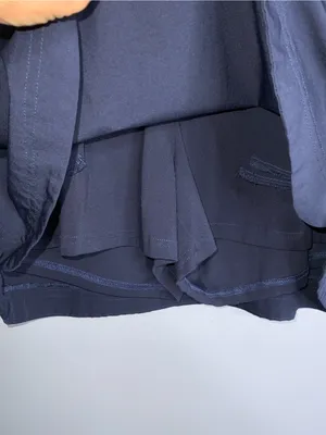 Westbound Navy Pull‑Tie Skort With Pockets Large thumbnail 4