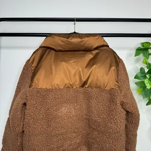 Abercrombie & Fitch Ultra Cropped Mini Puffer Fleece Jacket size Small *FLAWED* thumbnail 7