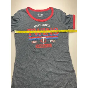 Minnesota Twins Navy Tee - Women's XS - Short Sleeve thumbnail 2