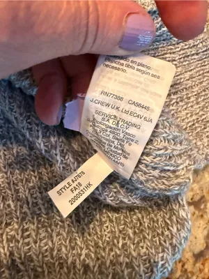 J.Crew Mercantile V-Neck Textured Sweater Top in Gray Heathered Size XL thumbnail 10