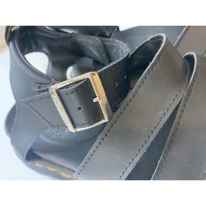 Dr Martens Blaire Edgy Grunge Lite Chunky Platform Strap Black Leather Sandals 6 thumbnail 4