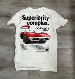Old navy cotton corvette graphic tee XS  thumbnail 1
