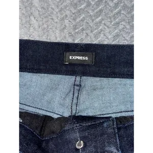 Express High Rise Skinny Jeans Dark Wash Denim Classic‎ Style Size 10 thumbnail 3