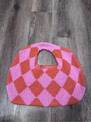 Kopari Knit Shoulder Bag Pink thumbnail 2