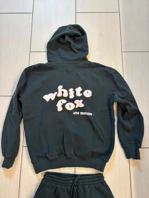 White Fox Sweatshirt and Jogger Set thumbnail 8