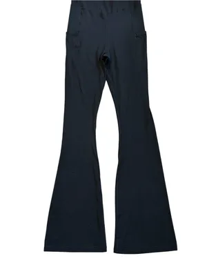 OFFLINE By Aerie Real Me XTRA Flare Leg Jumpsuit Black Athleisure thumbnail 5
