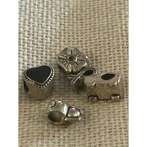 A510 charm bracket silver plated 5 pcs Gray thumbnail 2