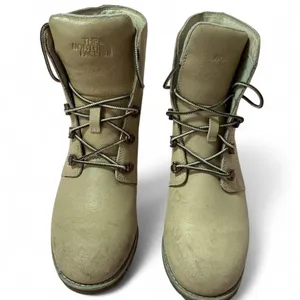 The North Face Tan Brown Suede Ankle Boots Lace‎ Up Womens 7 Granola Girl thumbnail 2