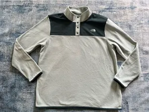 The North Face Green Glacier Snap-Neck Fleece Pullover Women's Size XL thumbnail 1