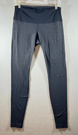 729 | Lululemon Wunder Under High Rise Luon Leggings Heathered‎ Grey Women 8 thumbnail 1