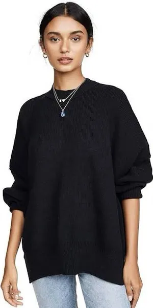 Amazon easy street sweater in black thumbnail 1