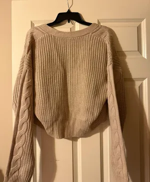 Papaya Cropped Cardigan thumbnail 3