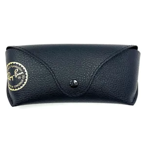 Ray-Ban Black Leather Glasses Case for Sunglasses Eyeglasses with Cleaning Cloth thumbnail 12