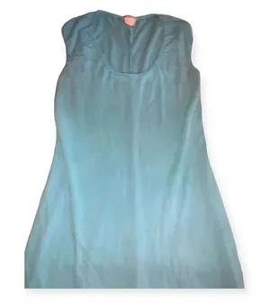 Y2k fitted aquamarine dress Size M thumbnail 4