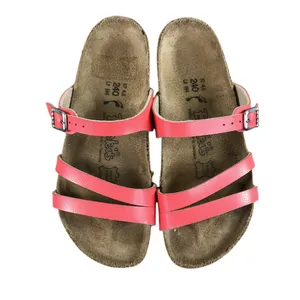 Birkenstock BIRKI'S Leather Strapy Sandal L6/M4 Coral Everyday Resort Coastal Made In German thumbnail 4