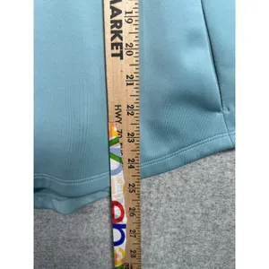 Layer 8 Medium Womens Zip Athletic‎ Top Long Sleeve Blue Golf Stretch Mock Neck thumbnail 9