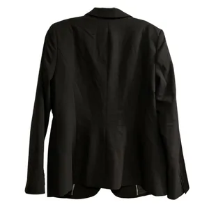 Liz Claiborne Career Black One‎ Button Blazer Women Size 10 thumbnail 2