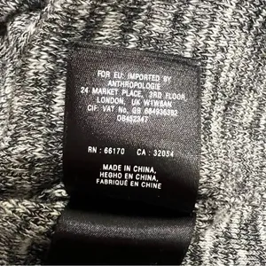 Anthropologie Moth Grey Wool Blend Turtleneck Sweater Women’s Small thumbnail 4