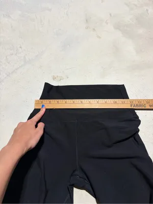 Peloton Black Performance Leggings with Logo small thumbnail 3