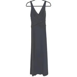 NWT Vintage 90s Laundry by‎ Shelli Segal V-Neck Sleeveless Evening Gown Size 0 thumbnail 2