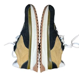 Madewell MWL Shoes Womens Size 7 Beige Leather Colorblock Casual‎ Sneakers thumbnail 6