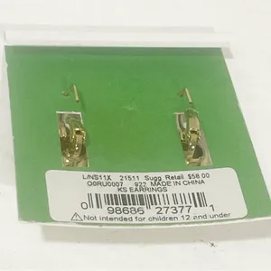 Kate Spade New York Clear/Gold Earrings Jewelry‎ NEW thumbnail 3