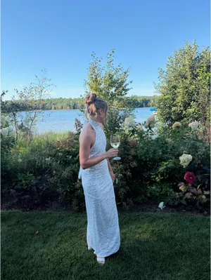 Show Me Your Mumu White Lace Dress thumbnail 3
