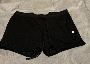 Roxy Black Athletic Shorts with Elastic Waistband thumbnail 1