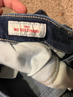 Lucky Brand Straight Leg Jeans in Medium Blue Wash thumbnail 5