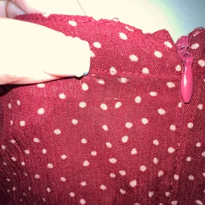Skylar + Madison Red Polka‎ Dot V-Neck Long Sleeve Dress thumbnail 3