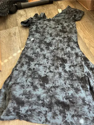 Pact Organic Cotton Blue & Black Tie Dye Women's Dress “Helena” Style thumbnail 12