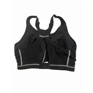 SYROKAN Full Coverage Sports Bras Racerback Wireless Size 36D Black Adjustable thumbnail 2