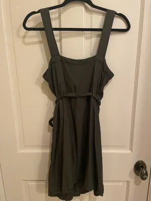 Japna Button-Up Tie Waist Dress thumbnail 4