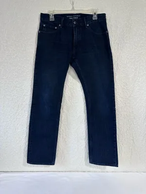 Banana Republic Men’s Straight Fit Navy Blue Jeans Size30 thumbnail 9