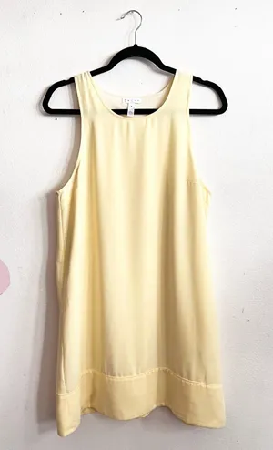 Leith Nordstrom Yellow Shift Dress Women's Classic Retro Vintage Inspired Medium thumbnail 1