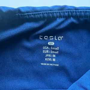 Tesla shorts size Small blue bike workout thumbnail 9