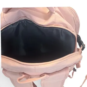 Large Pink Travel Backpack Carry On Weekender Bag w/ 2 Packing Cubes NWOT thumbnail 4