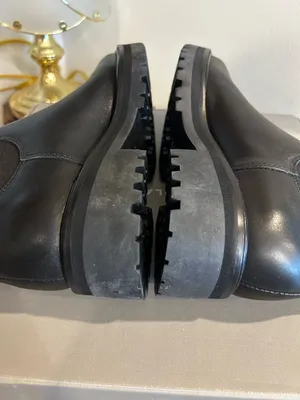 NWT Everlane Black Leather Chelsea‎ Lug Sole Boot Size 7 thumbnail 7