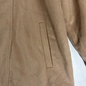 A New Day Camel Brown Zip Up Cape Jacket with Faux Leather Trim Size M New Tags thumbnail 11